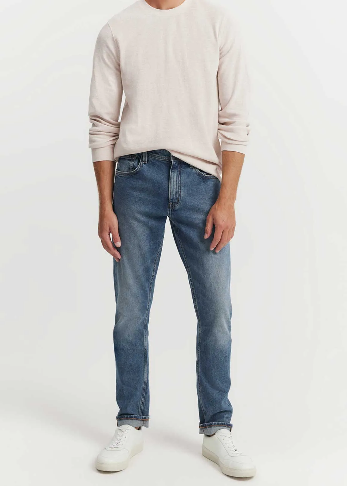 Slim Fit Jean - MID BLUE