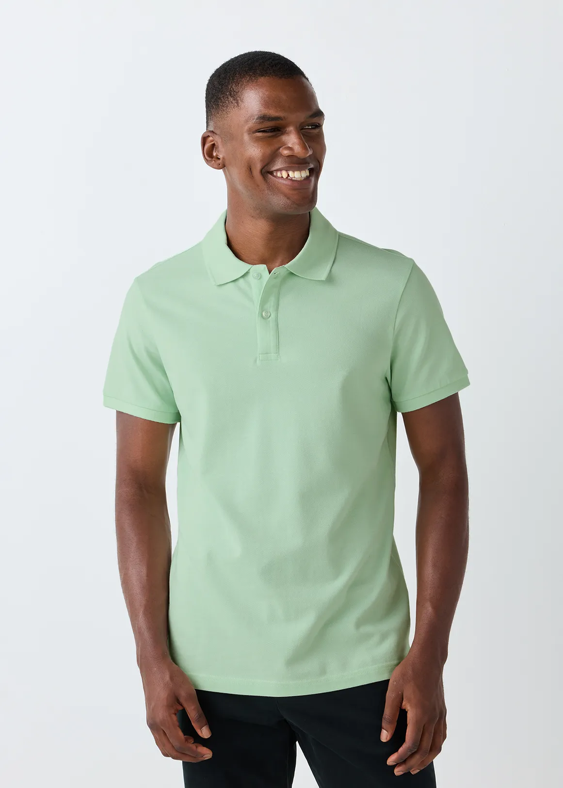 Slim Fit Pique Golfer - MINT