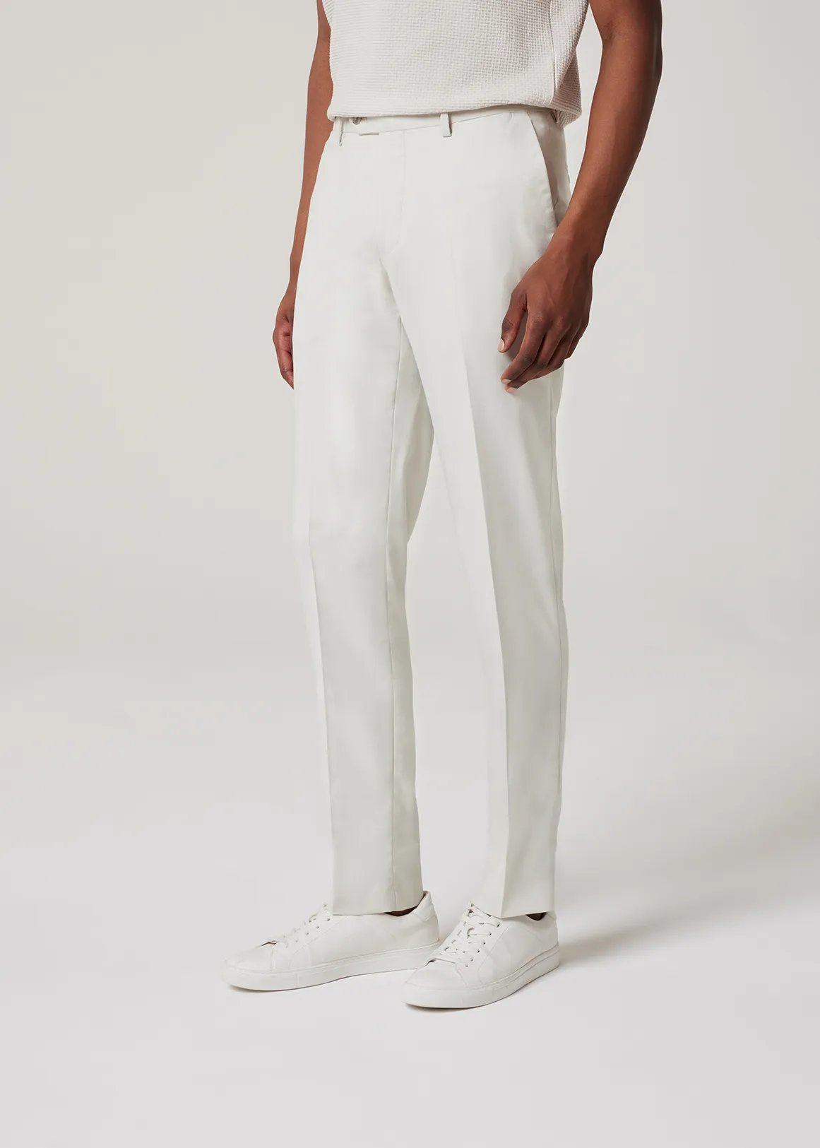 Slim Stretch Tailored Pant - STONE