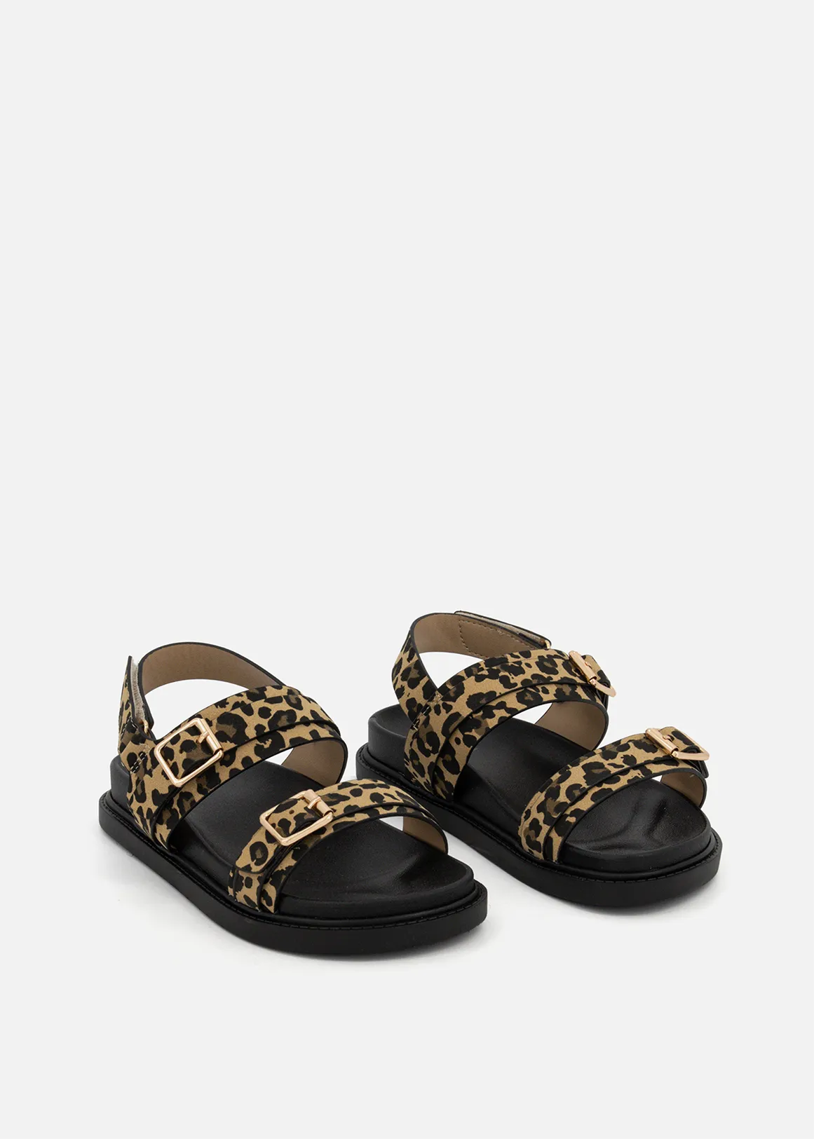 Sling Back Chunky Sandals (Size 12-6) Older Girl - X NATURAL