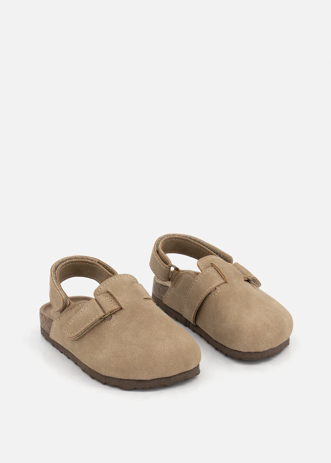 Slingback Clogs  (Size 5-13) Younger Boy - TAUPE