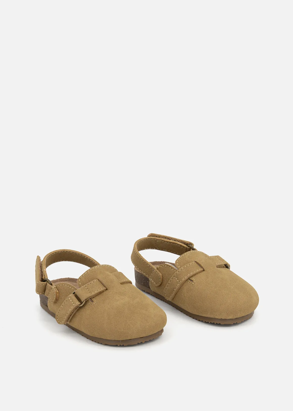 Slingback Clogs - Wooliesbabes - TAUPE