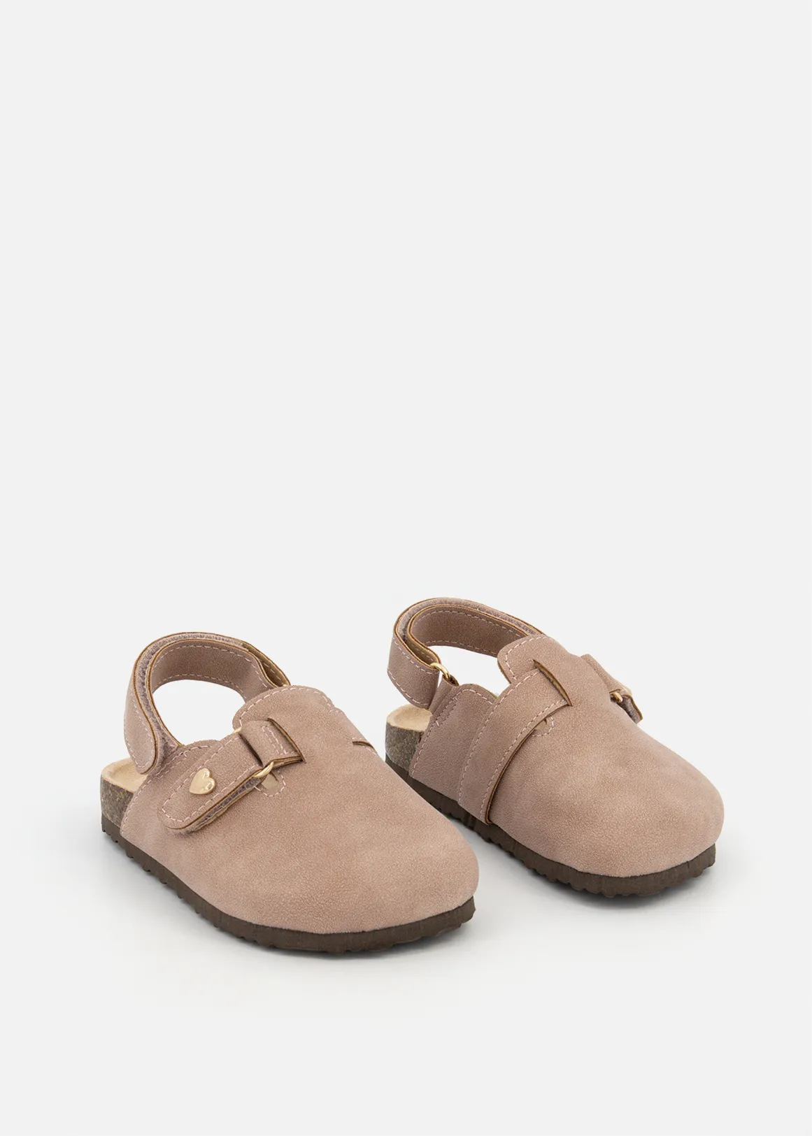 Slingback Cork Sandals (Size 5-13) Younger Girl - PINK