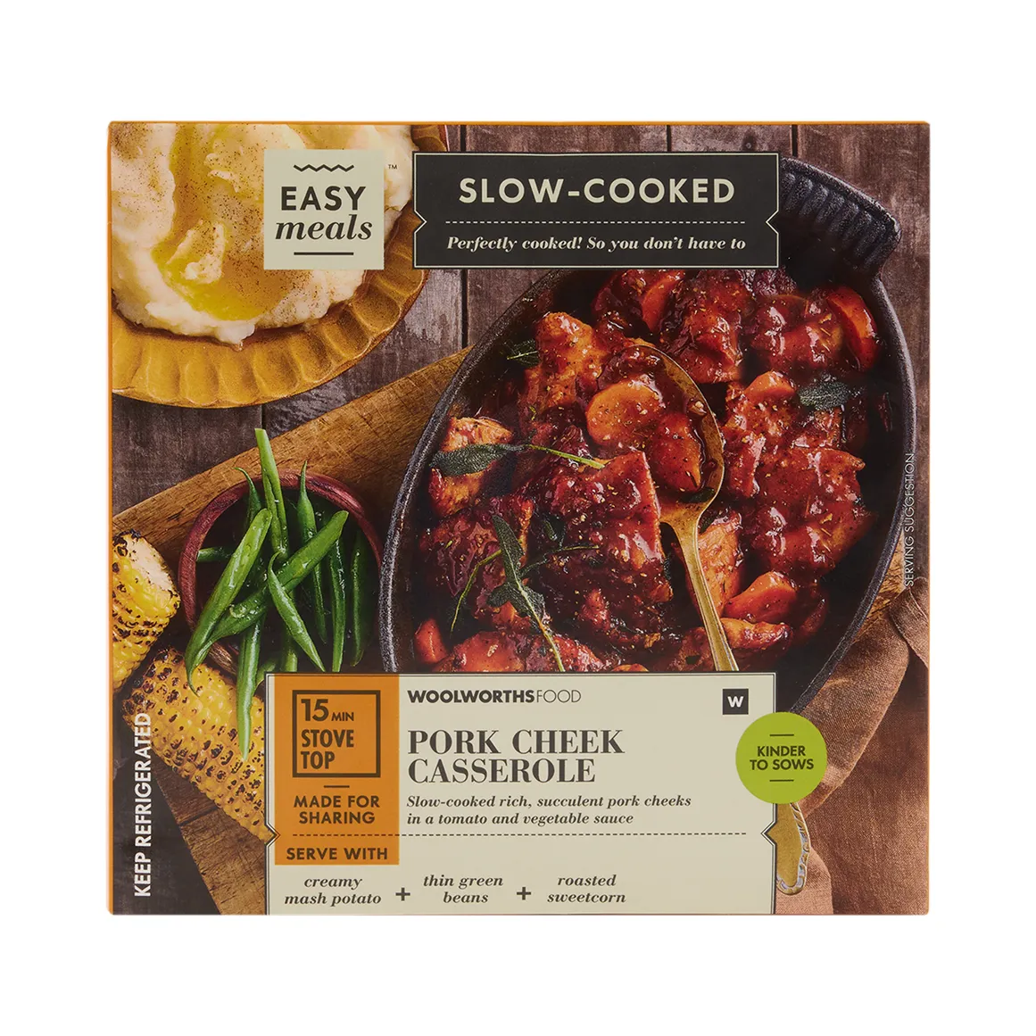 Slow Cooked Pork Cheek Casserole Avg 1 kg