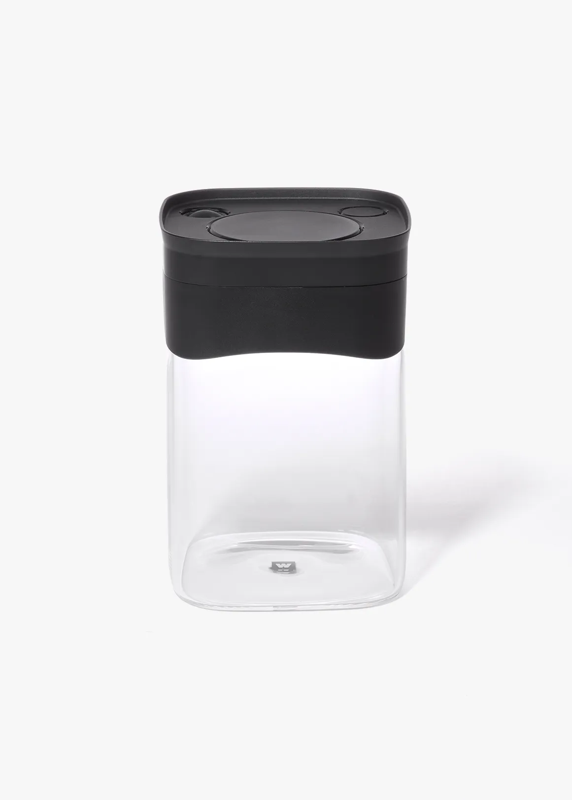Small Stackable Vacuum Storage Canister - BLACK