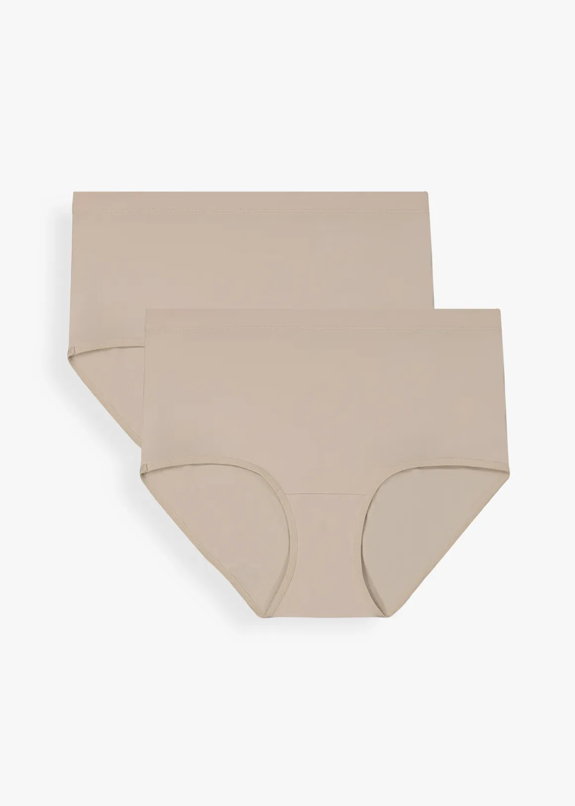 Smooth Soft Touch Briefs 2 Pack - New Neutrals - BEIGE