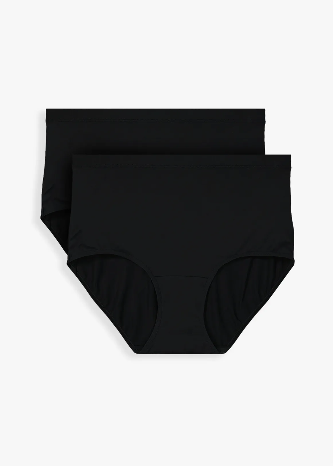 Smooth Soft Touch Briefs 2 Pack - New Neutrals - BLACK