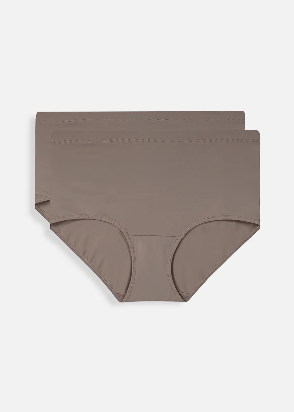 Smooth Soft Touch Briefs 2 Pack - New Neutrals - MOCHA