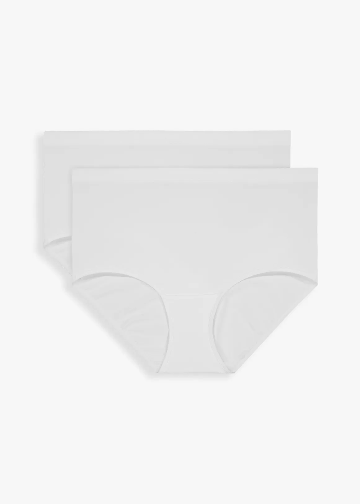 Smooth Soft Touch Briefs 2 Pack - New Neutrals - WHITE