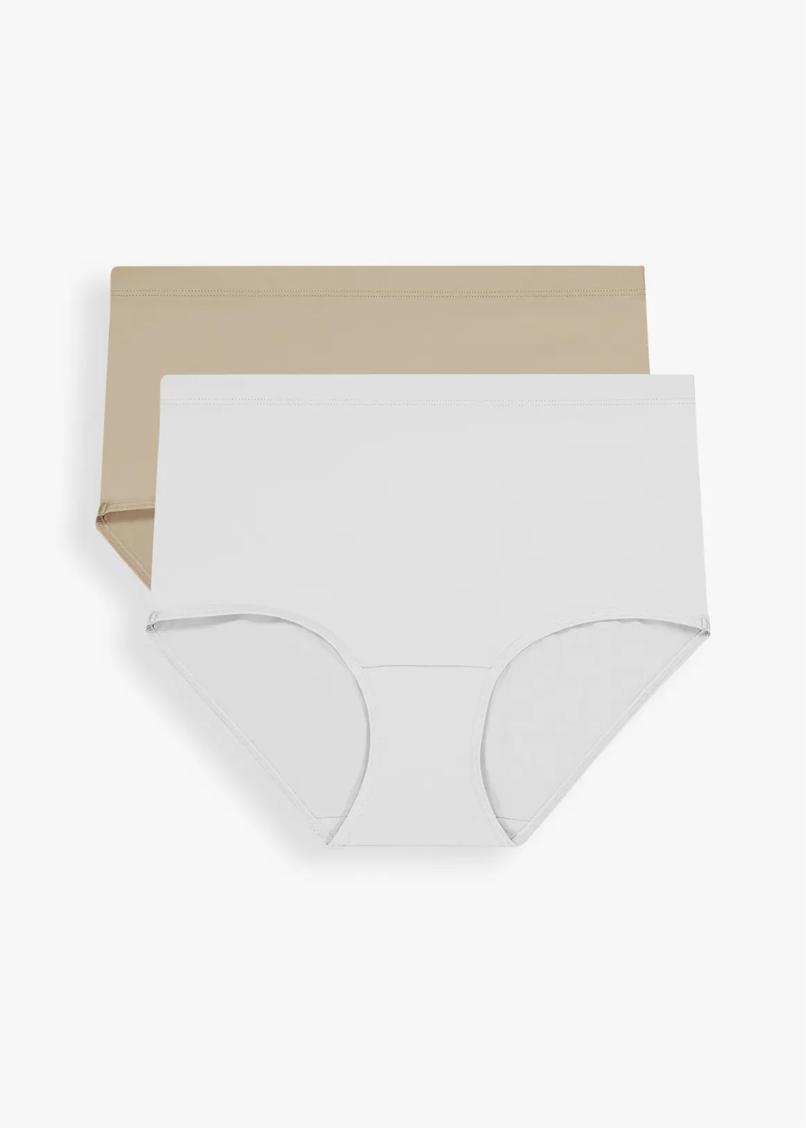 Smooth Soft Touch Briefs 2 Pack - New Neutrals - X BEIGE