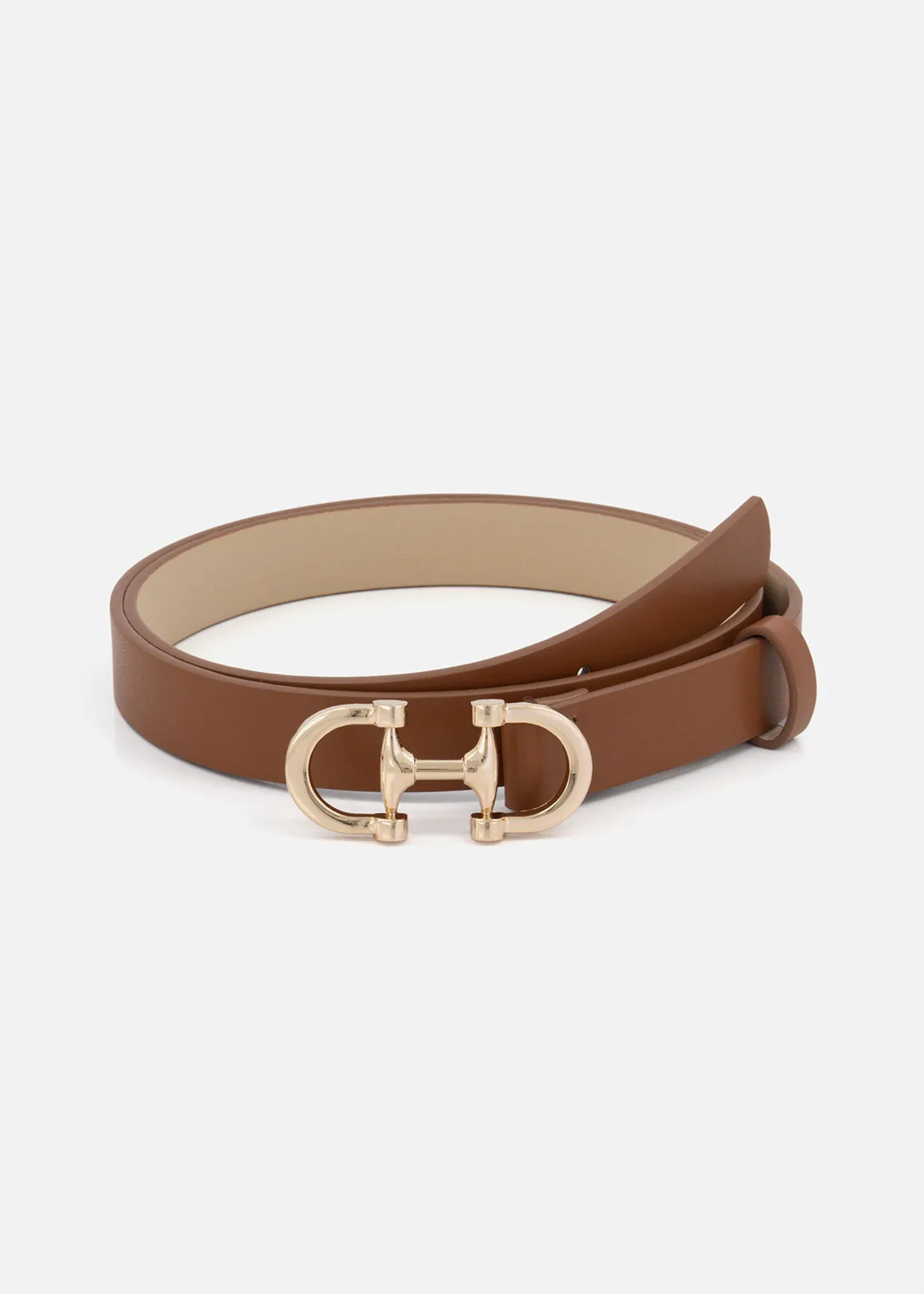 Snaffle Trim Belt - TAN