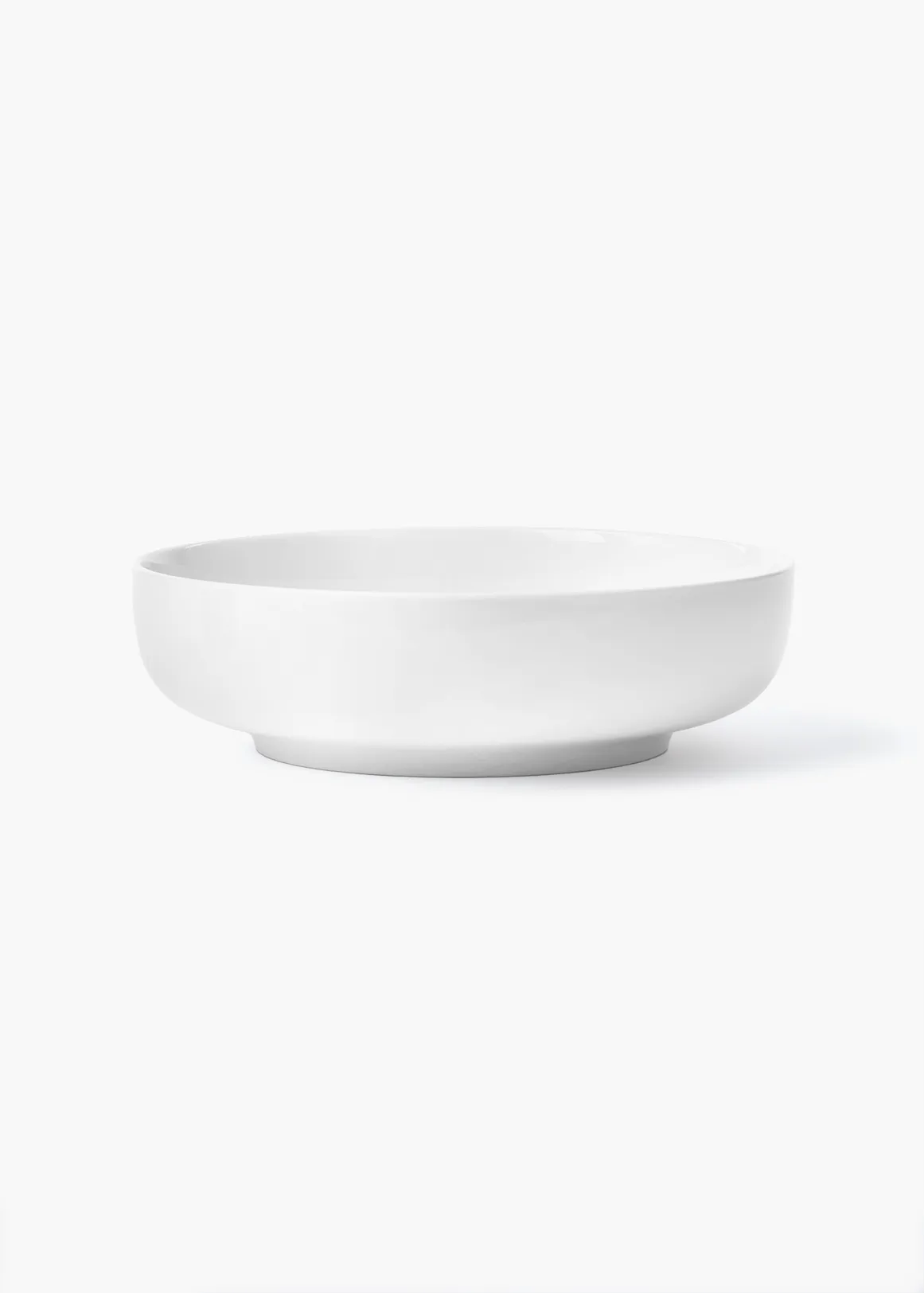 Somerset Porcelain Salad Bowl - WHITE