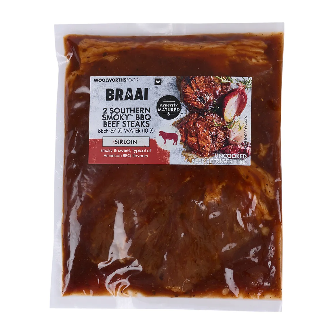 Southern Smoky™ BBQ Beef Sirloin Steaks Avg 400 g