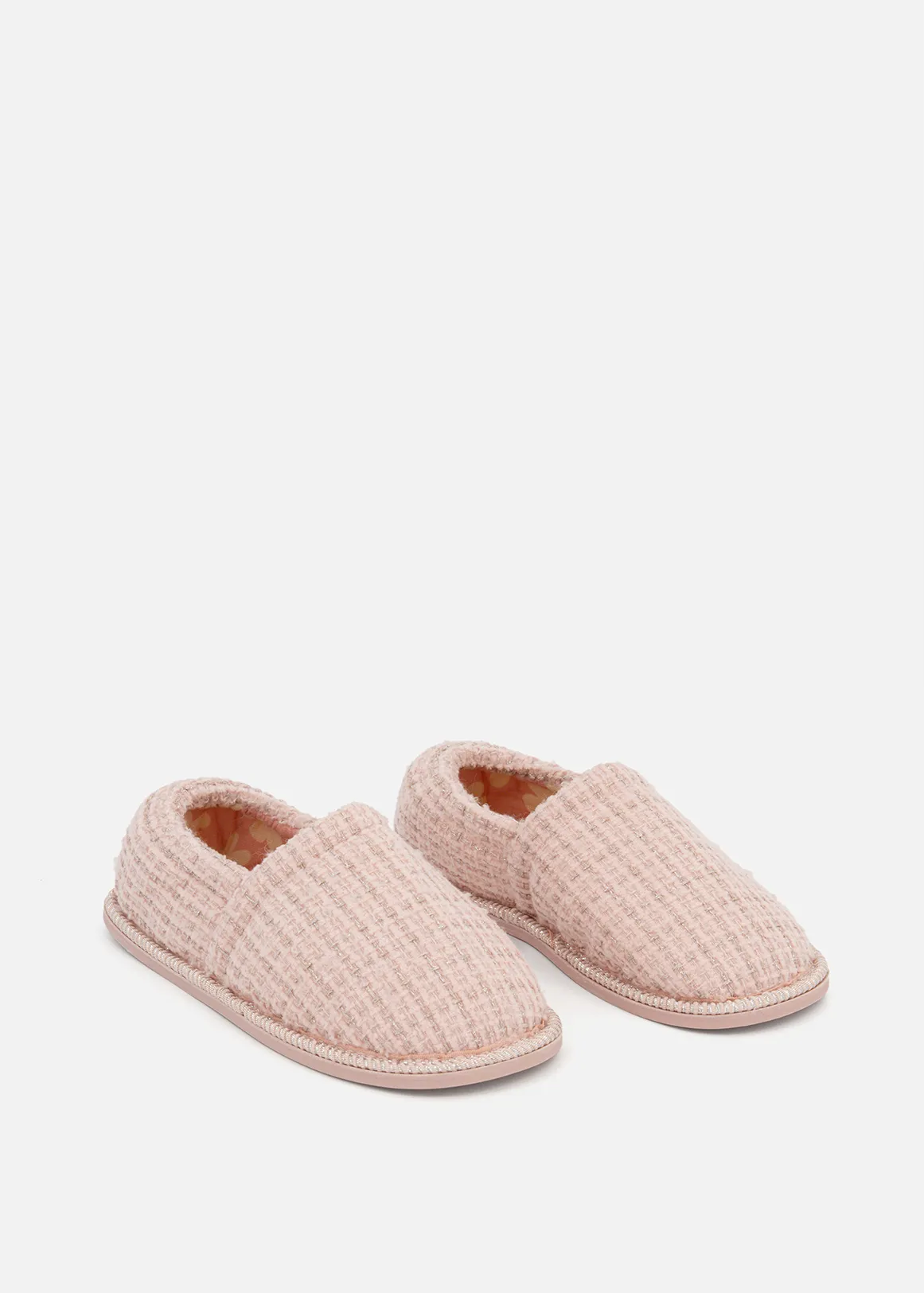 Sparkle Boucle Stokie Slippers (Size 5-13) Younger Girl - X PINK