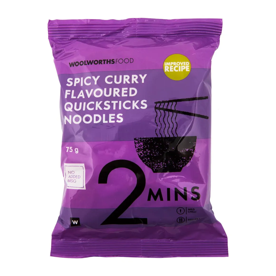 Spicy Curry Flavoured Quicksticks Noodles 75 g