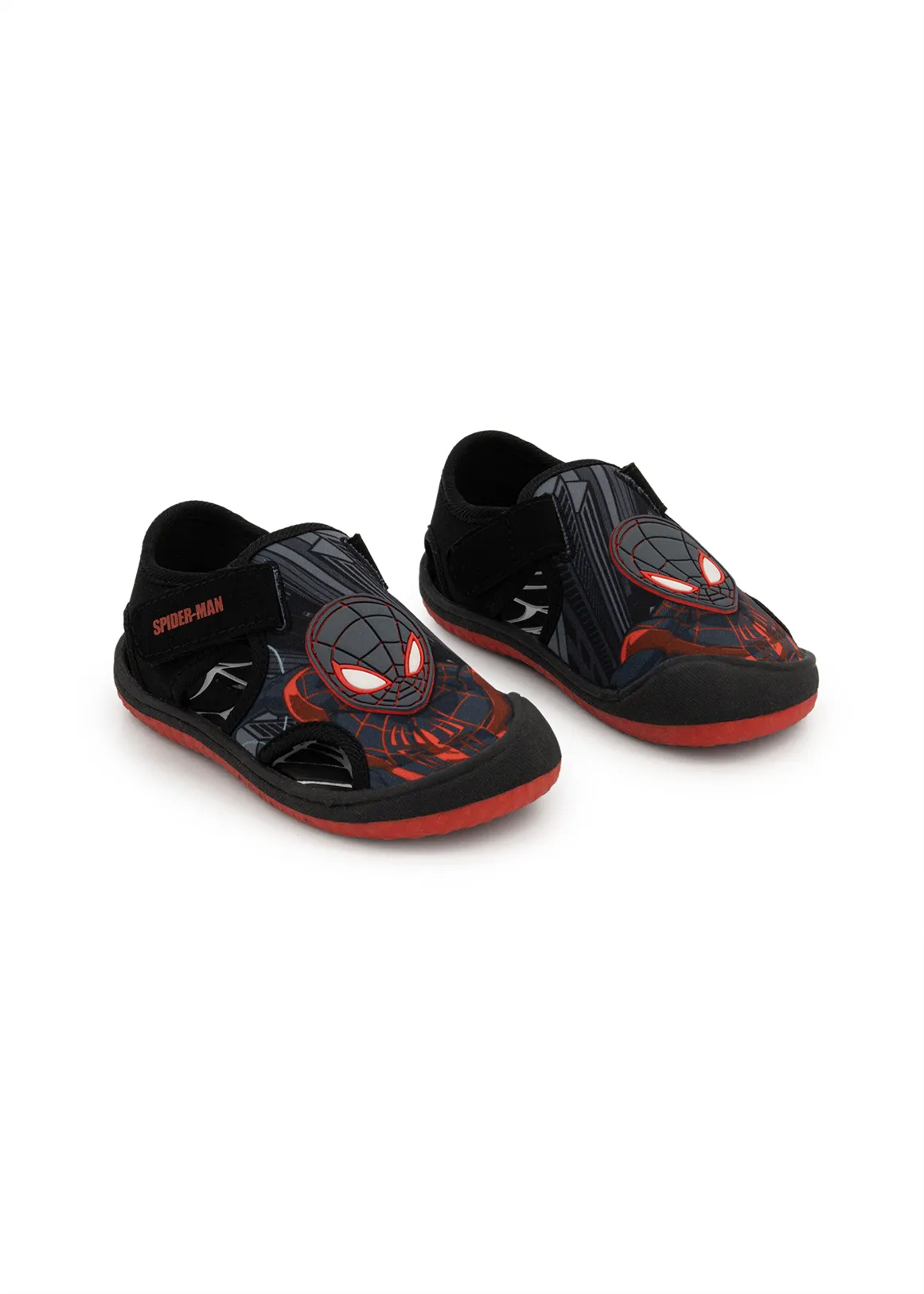 Spiderman Aquasocks (Size 5-13) Younger Boy - X BLACK