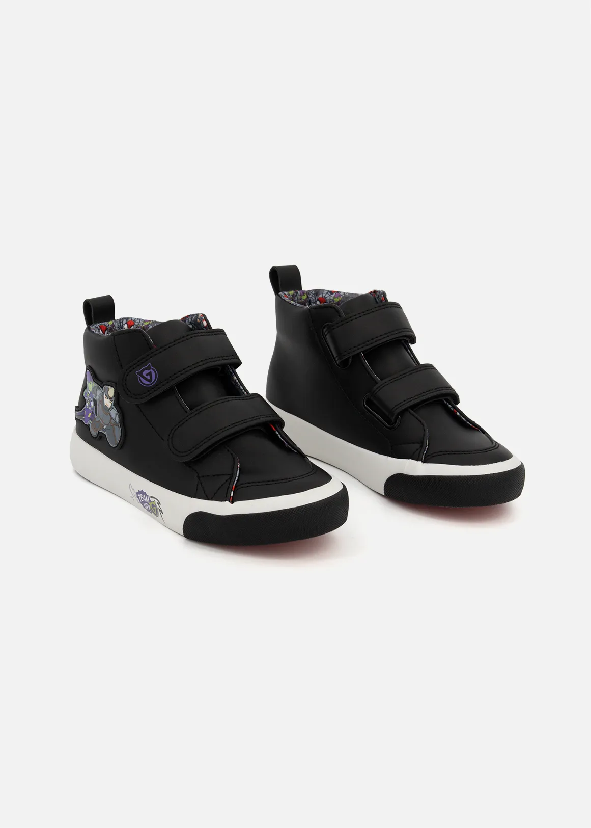 Spidey High Top Sneakers (Size 5-13) Younger Boy - BLACK