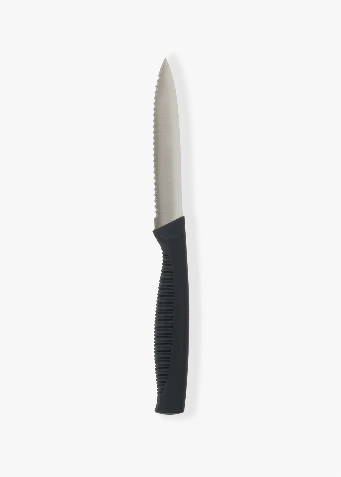 Stainless Steel Serrated Knife - CHARCOAL