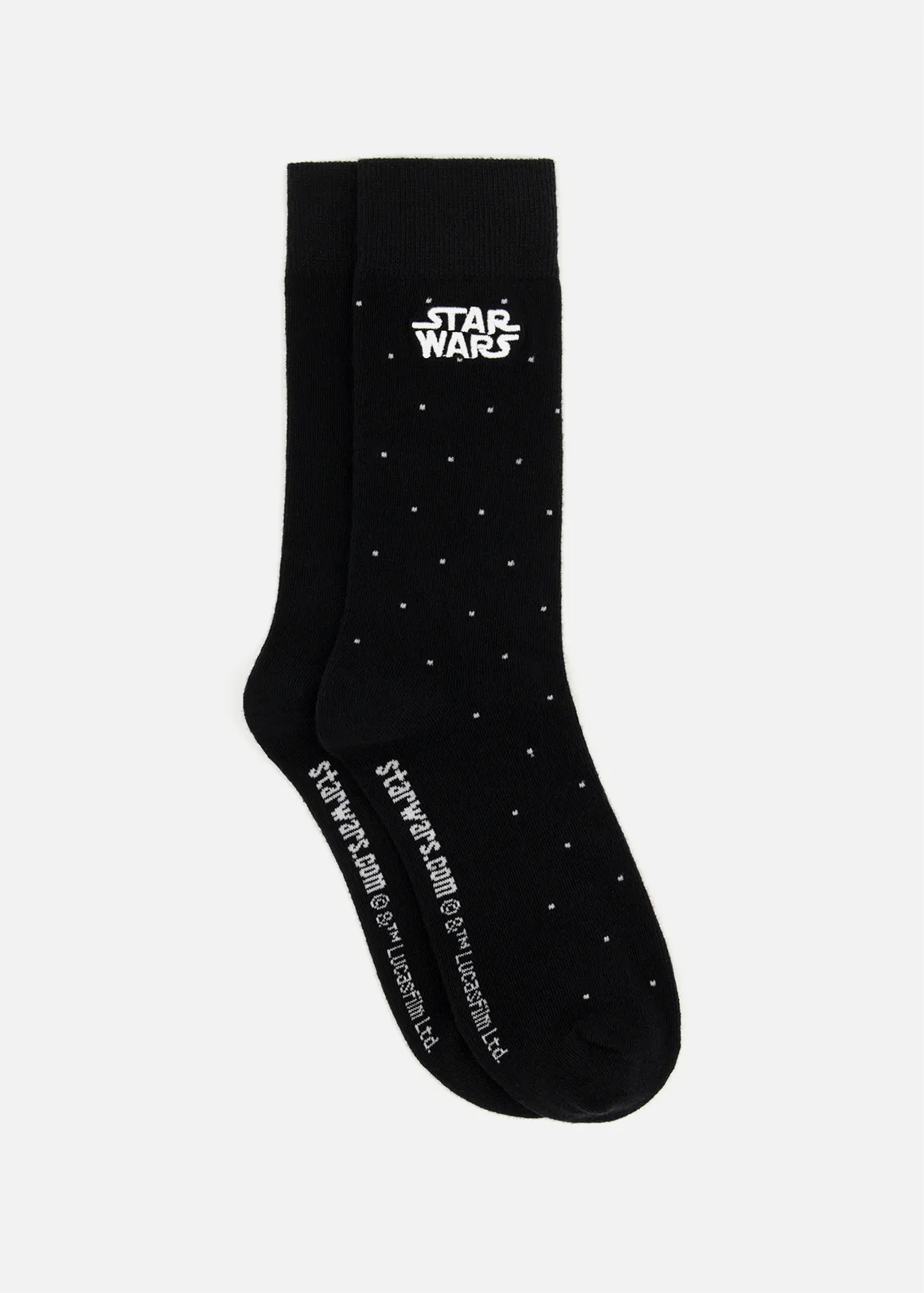 Star Wars Cotton Rich Socks 2 Pack - X BLACK