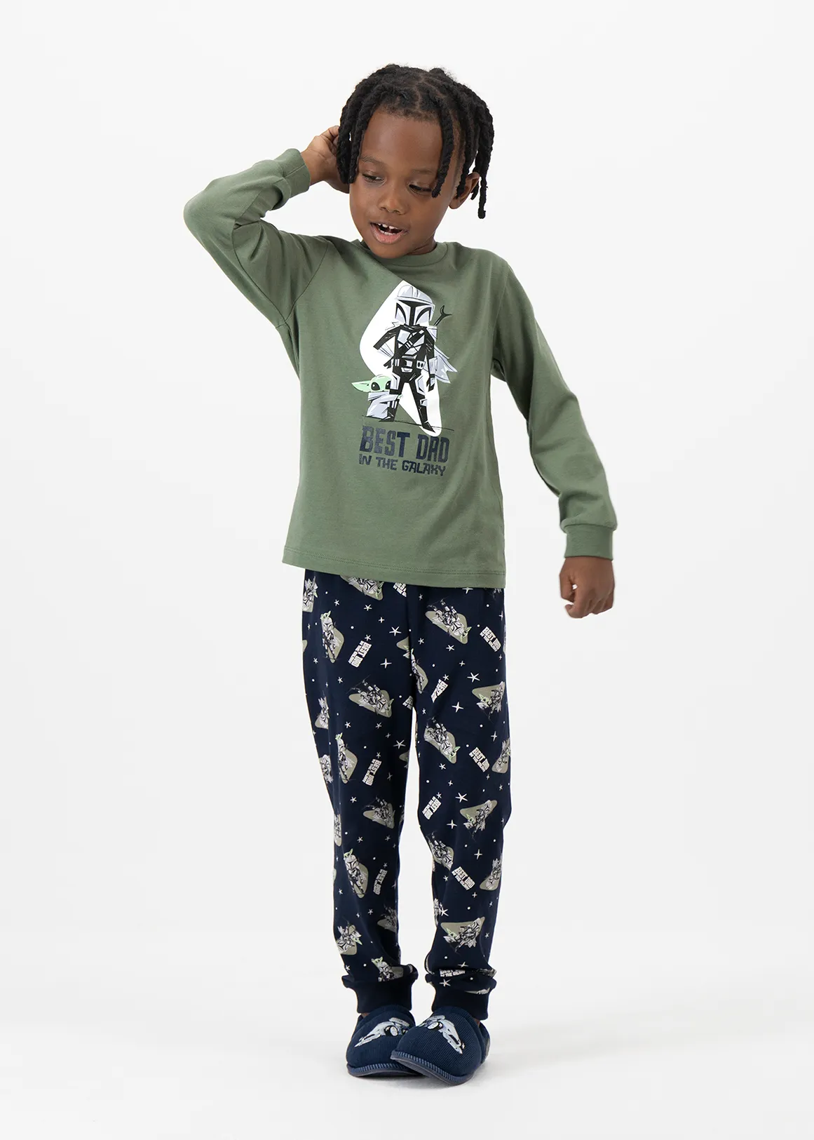 Star Wars Stretch Cotton Pyjamas - X GREEN