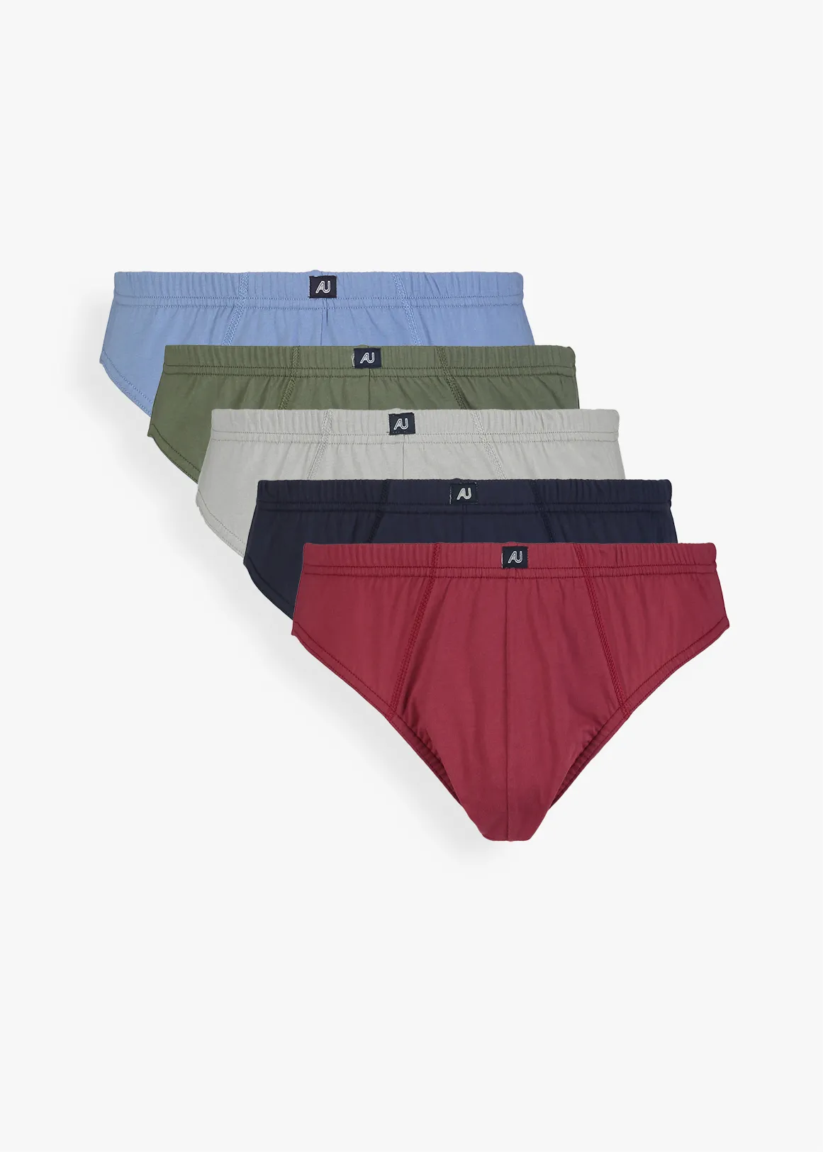 StayNew COOLTECH Cotton Briefs 5 Pack - MULTI