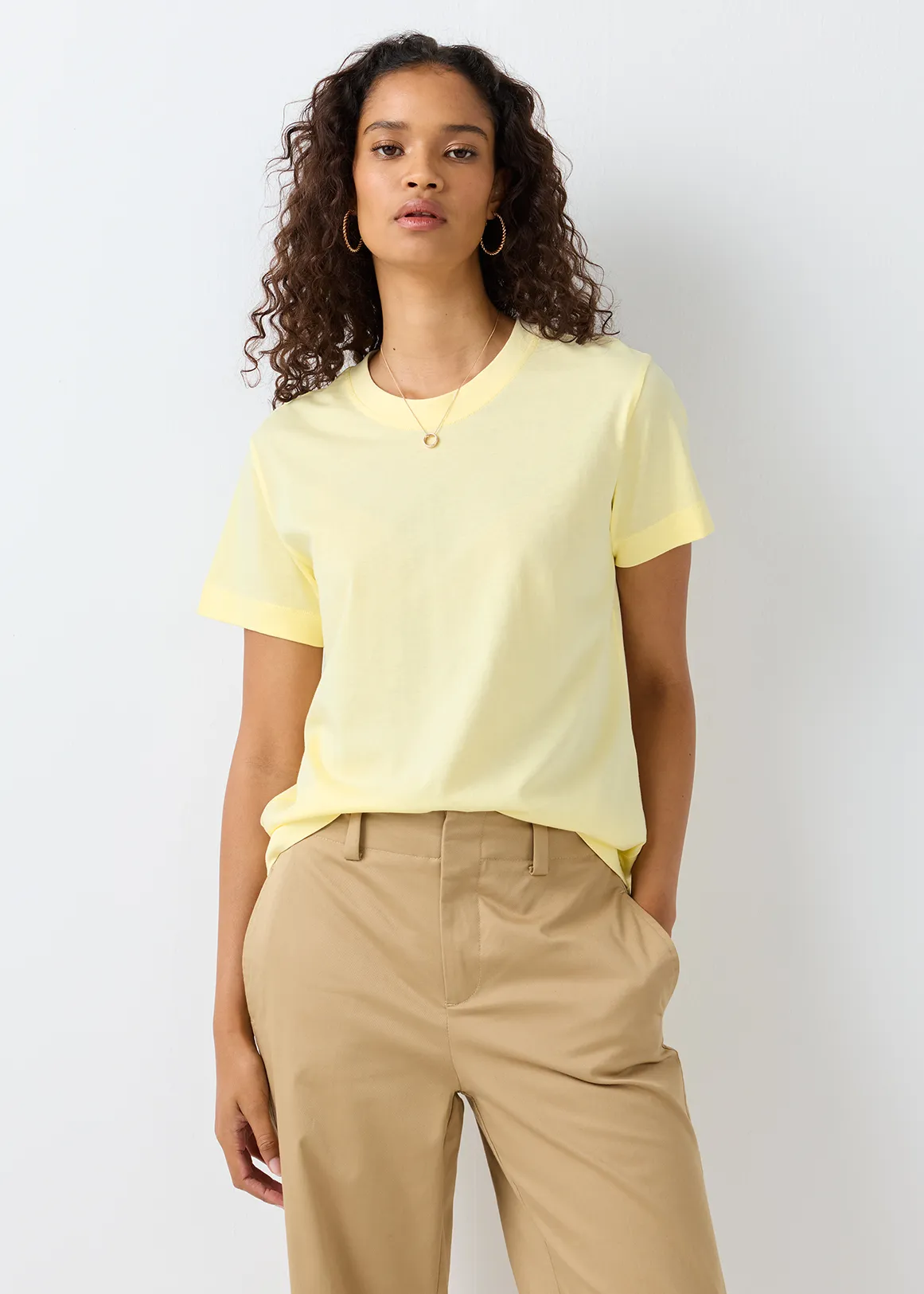 StayNew Cotton T-shirt - YELLOW