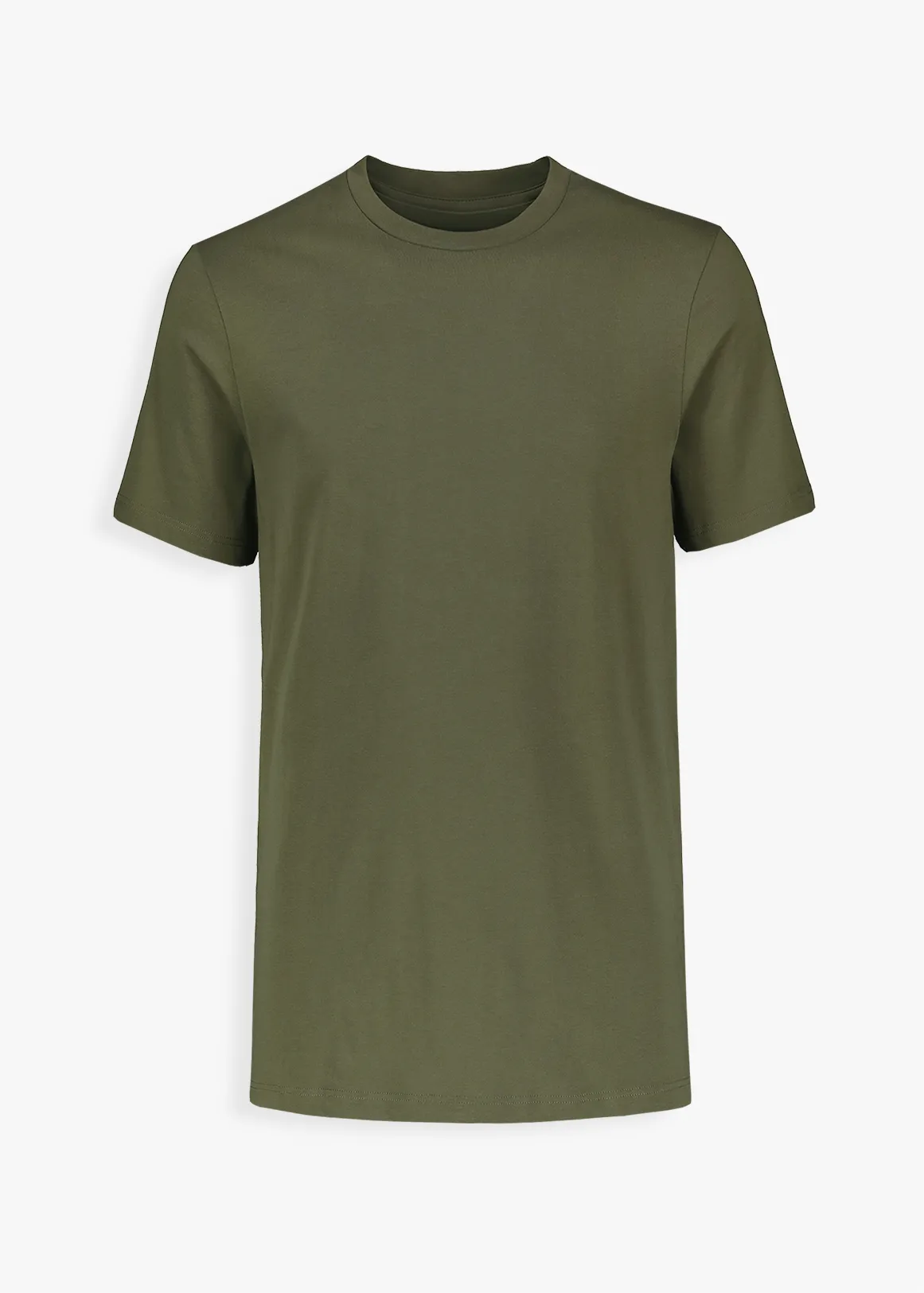 StayNew Regular Fit Cotton T-shirt - KHAKI