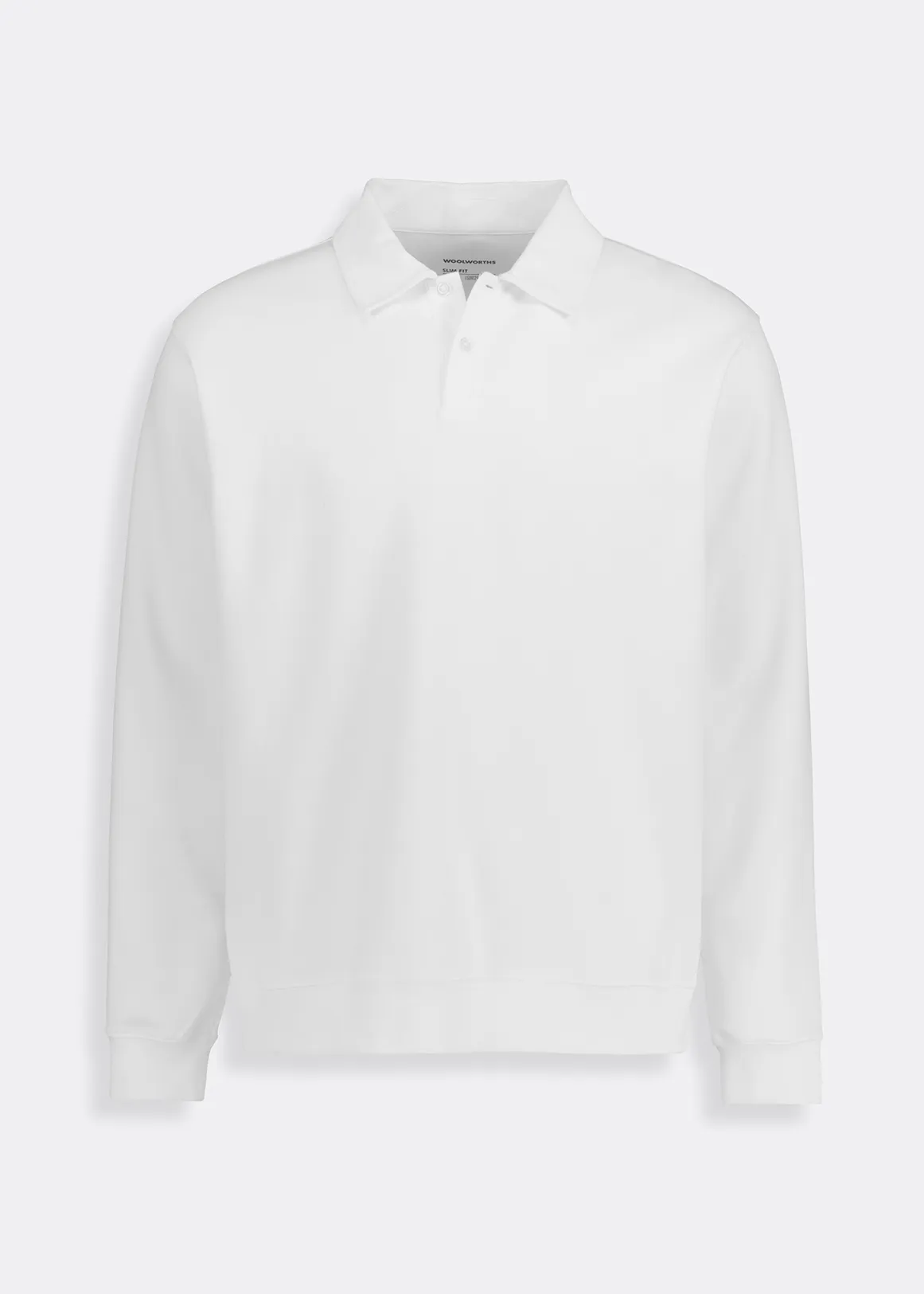 StayNew Slim Fit Cotton Golfer - WHITE