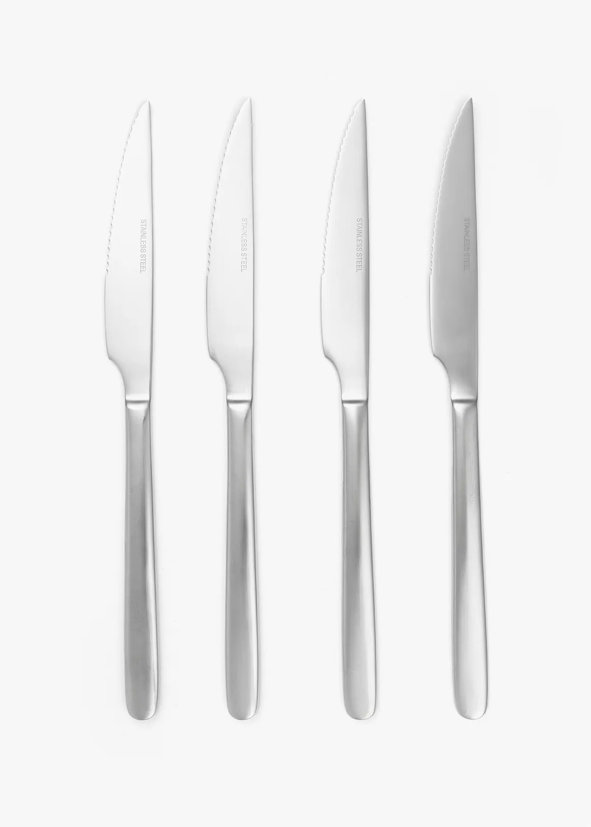 Steak Knives 4 Pack - Seattle - SILVER