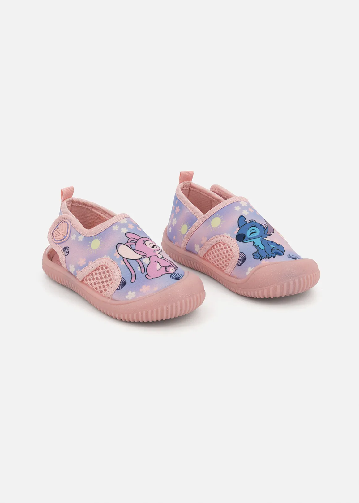 Stitch Aquasocks (Size 5-13) Younger Girl - X PINK