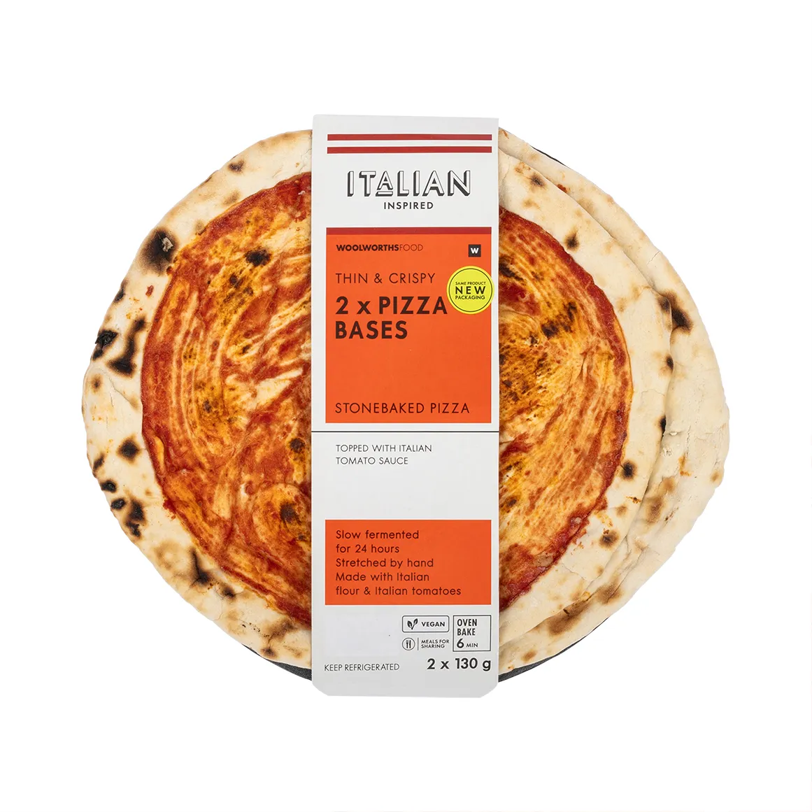 Stonebaked Thin & Crispy Pizza Bases 2 x 135 g