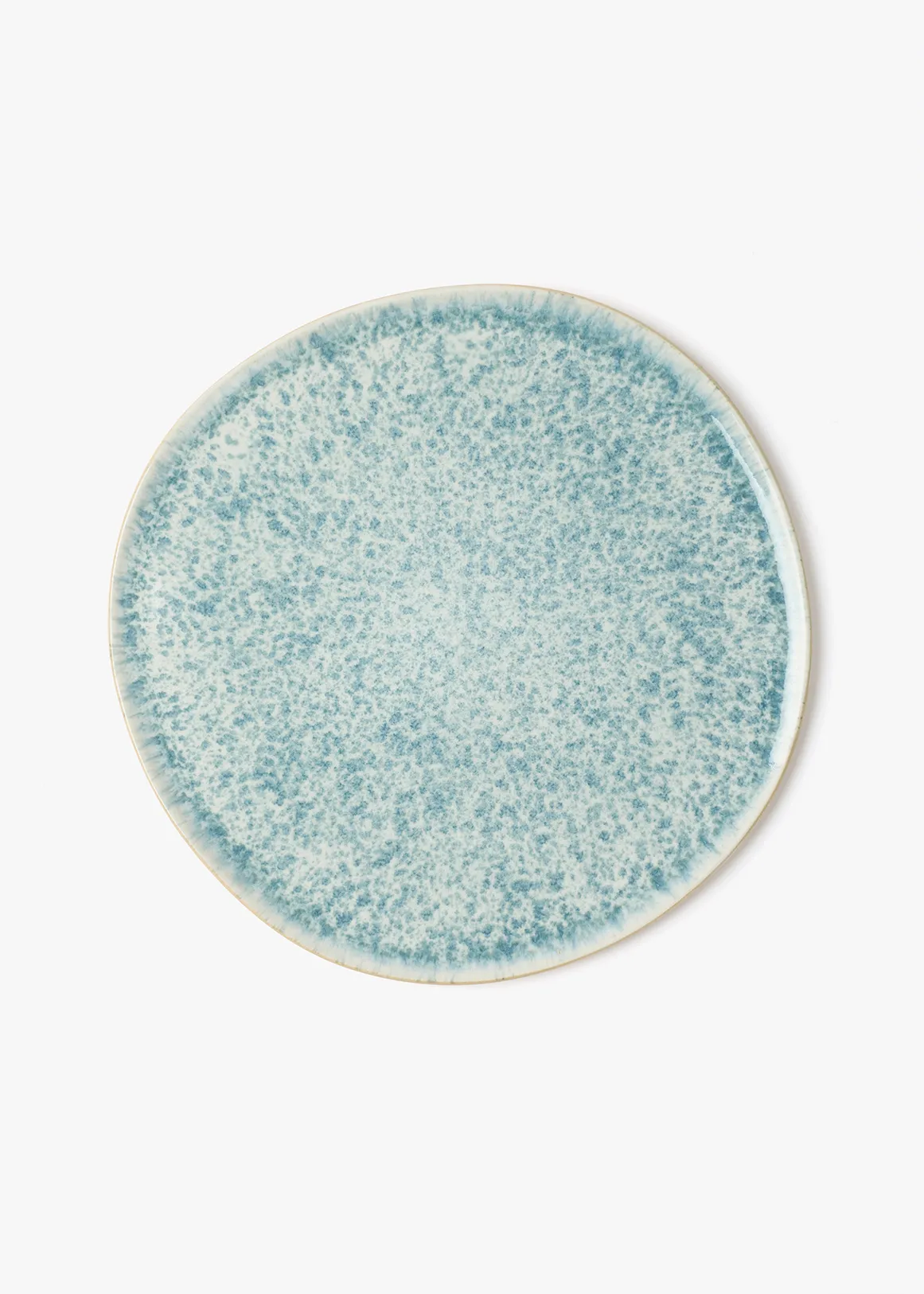 Stoneware Dinner Plate - DRIFTSTONE - X BLUE