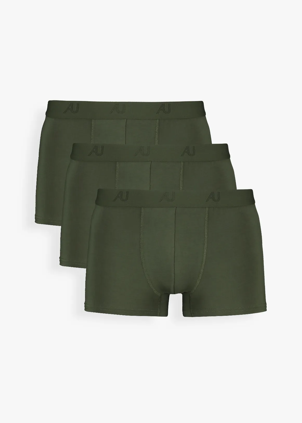Stretch Bamboo Trunks 3 Pack - KHAKI