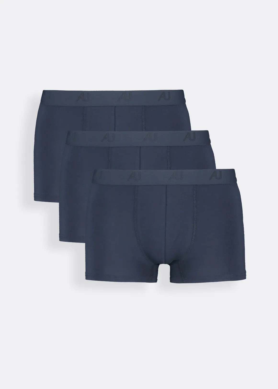 Stretch Bamboo Trunks 3 Pack - NAVY