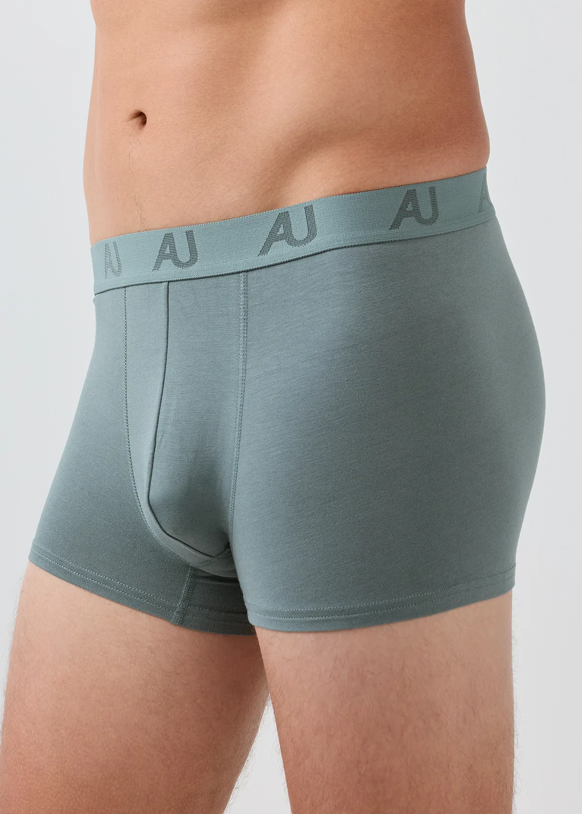 Stretch Bamboo Trunks 3 Pack - SAGE