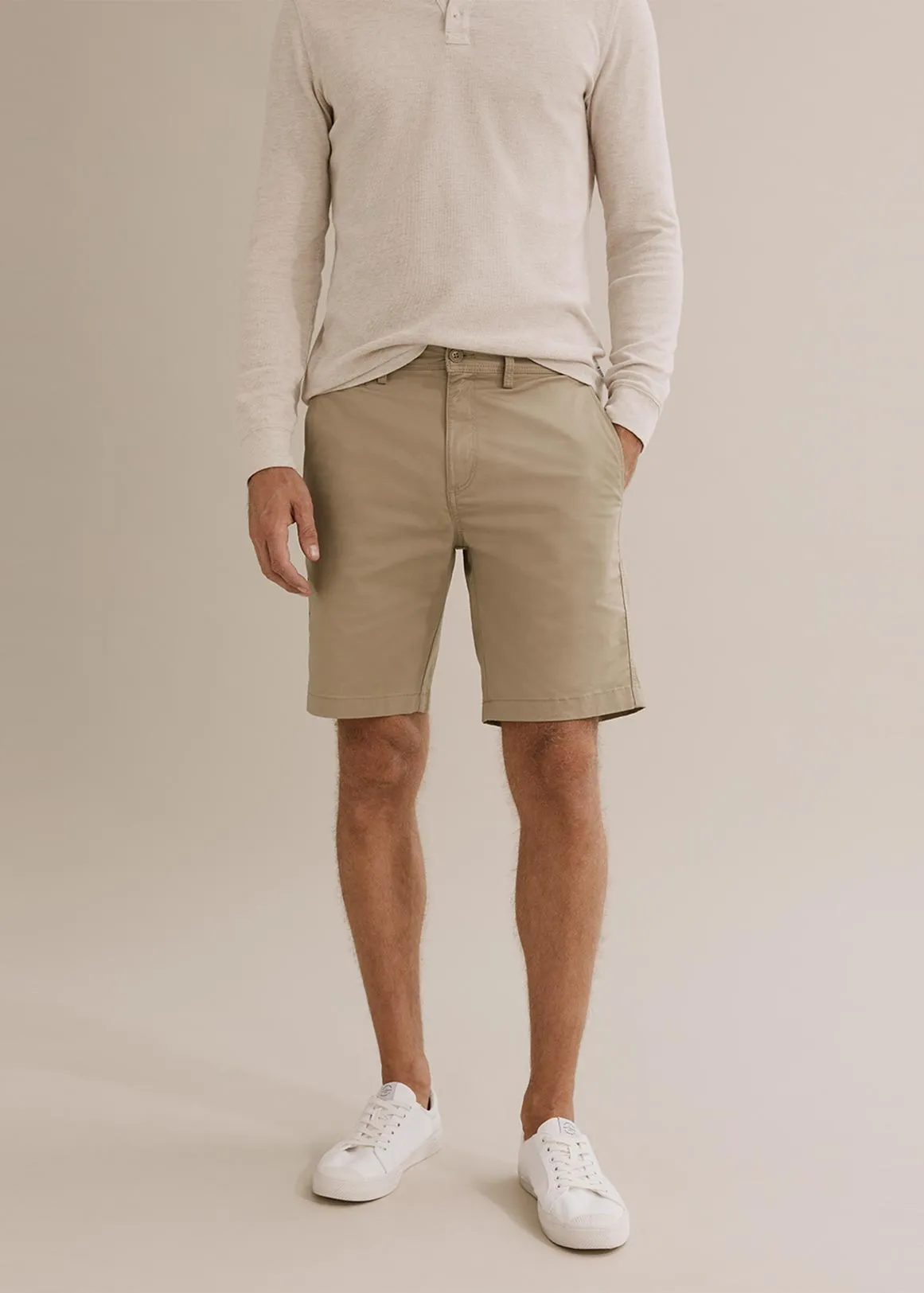 Stretch Chino Short - BIRCH1