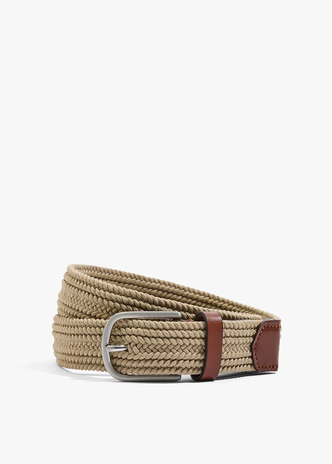 Stretch Woven Belt - NATURAL