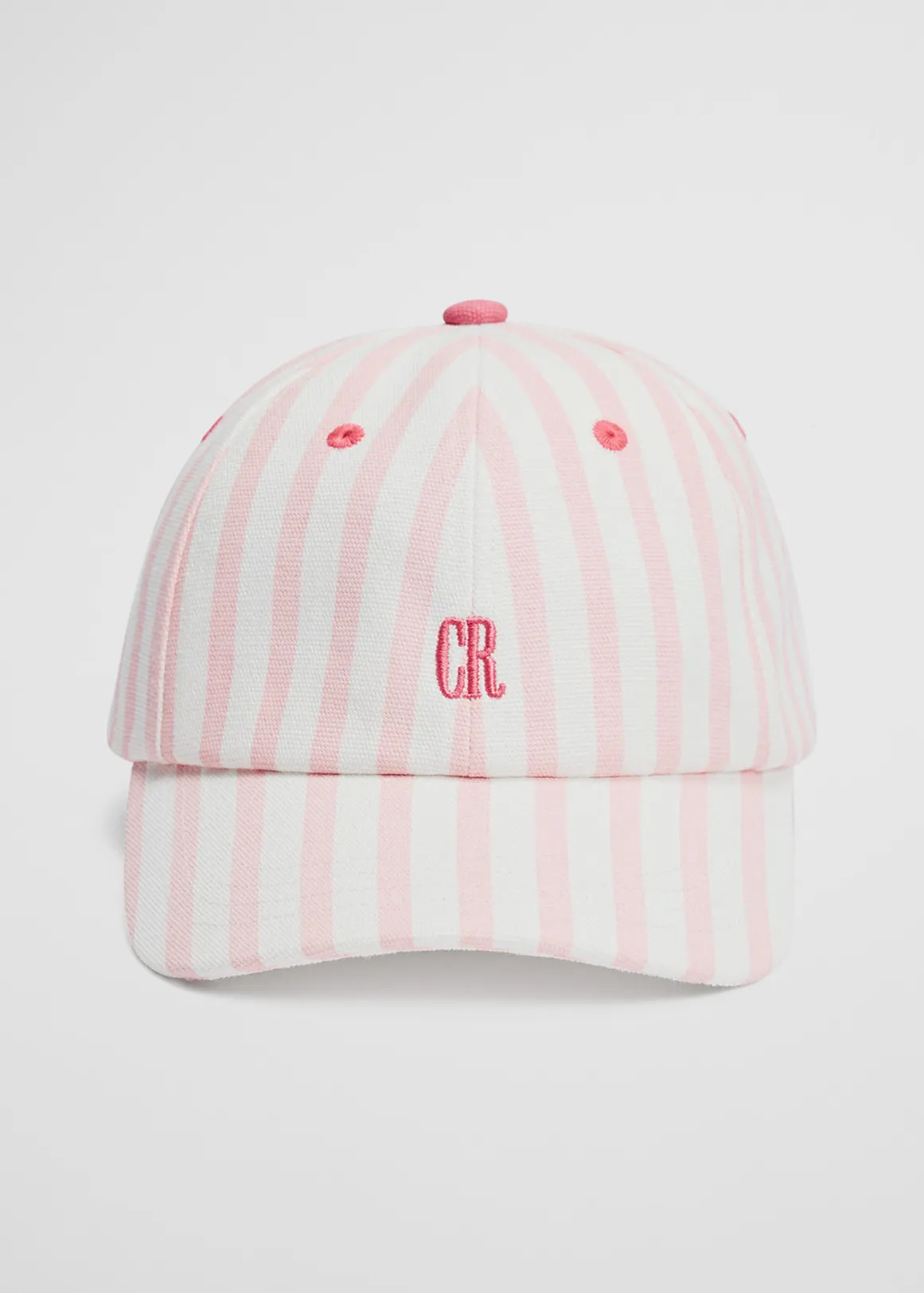 Stripe Logo Cap - BLUSH PINK