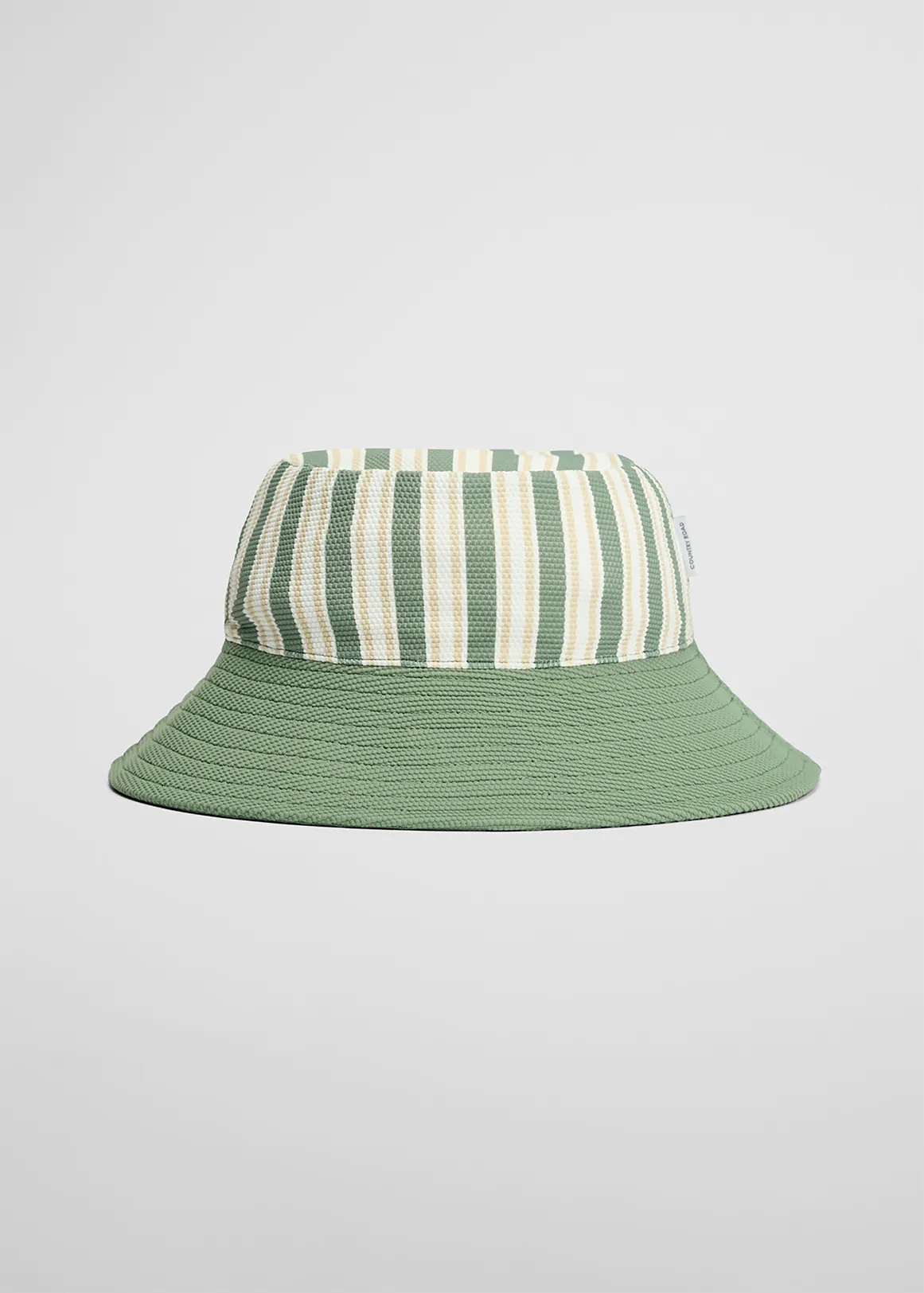 Stripe Swim Bucket Hat - SAGE