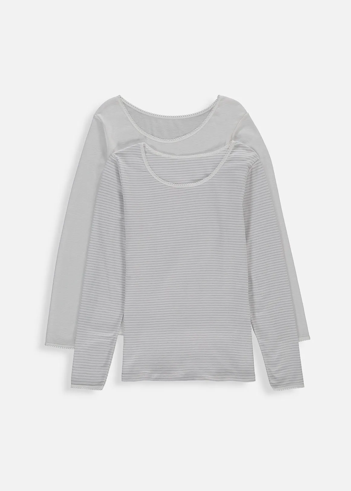 Striped Vests 2 Pack - GREY