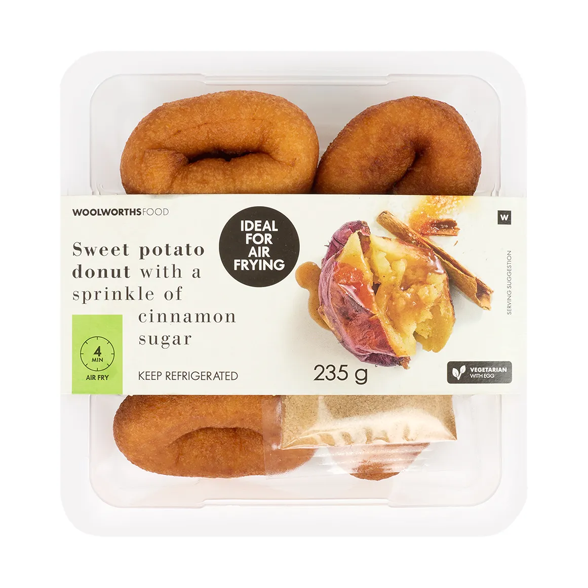 Sweet Potato & Gem Donut with Cinnamon Sugar 235 g