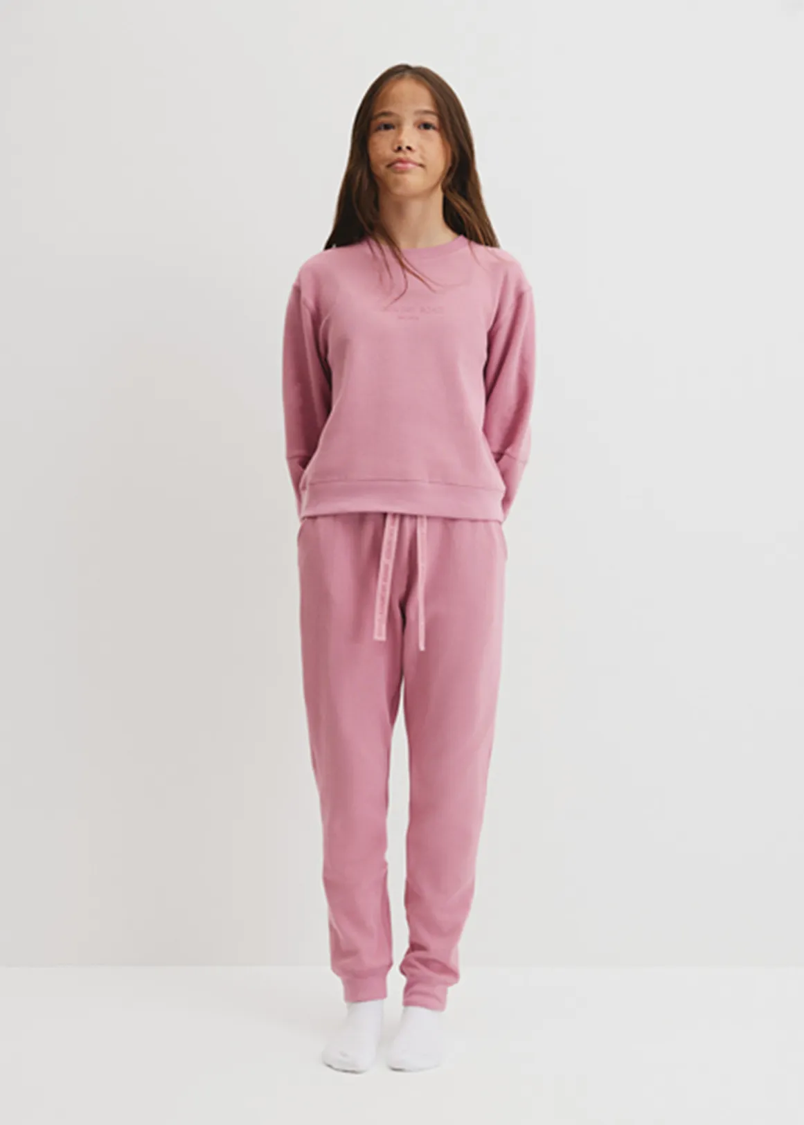 Teen Australian Cotton Waffle Pyjama Set - DUSTY BERRY