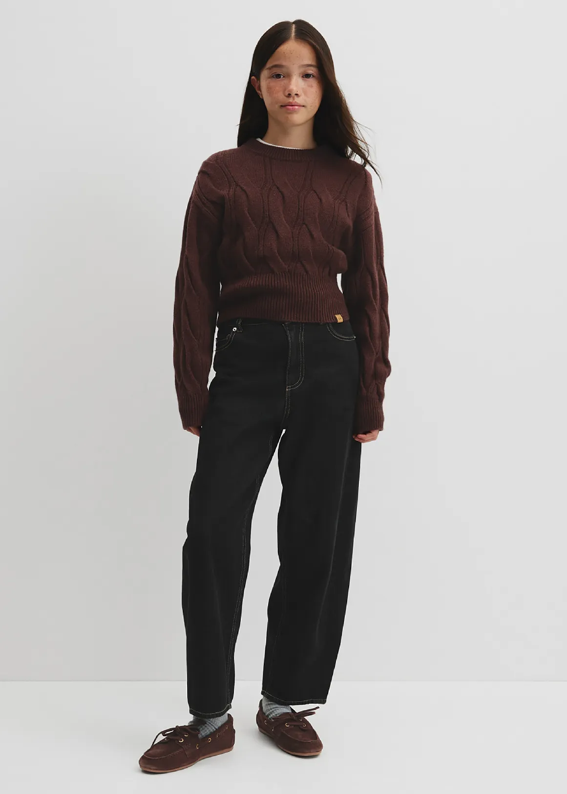 Teen Barrel Legging Jean - WASHED BLACK