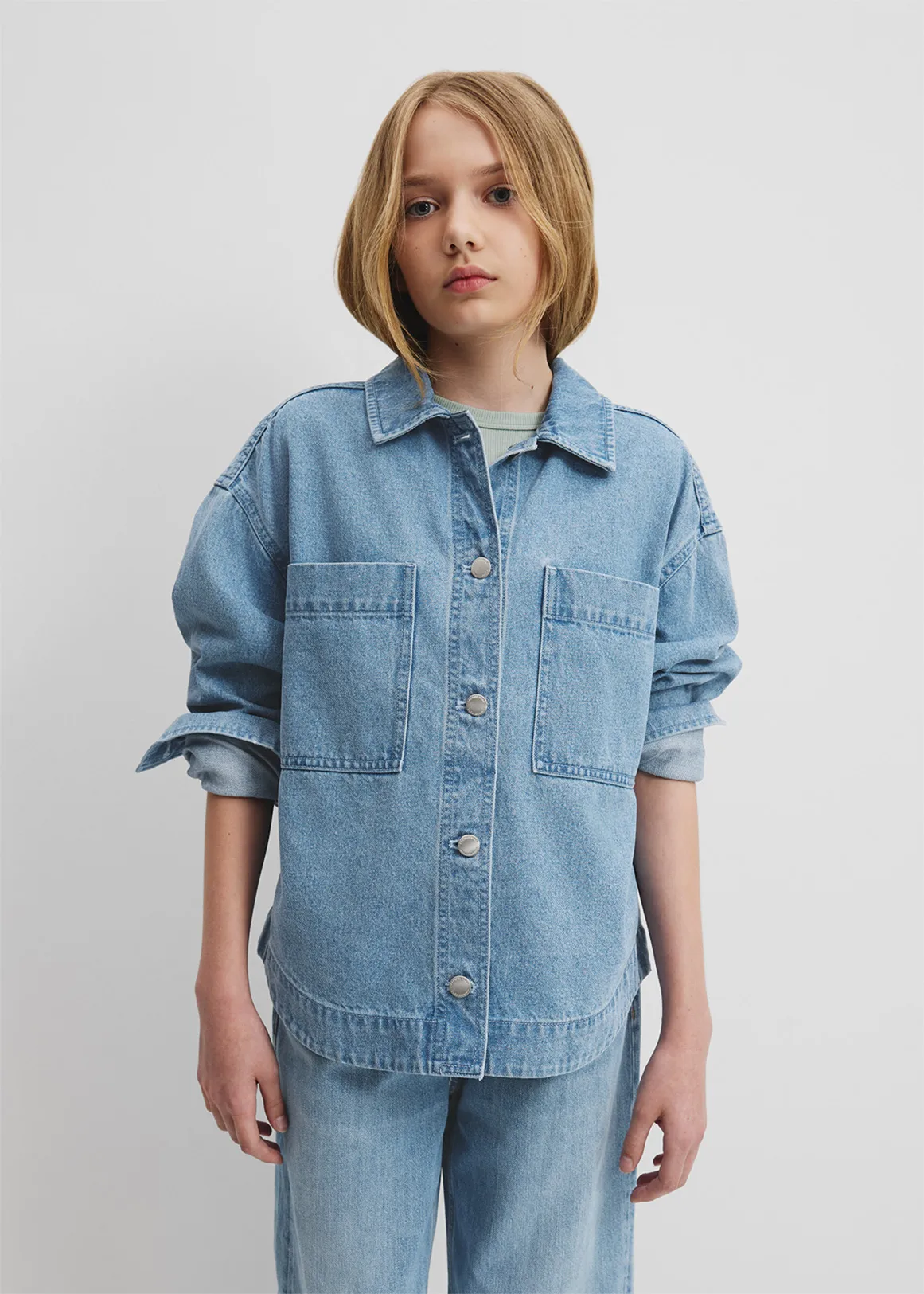 Teen Denim Jacket - LIGHT INDIGO