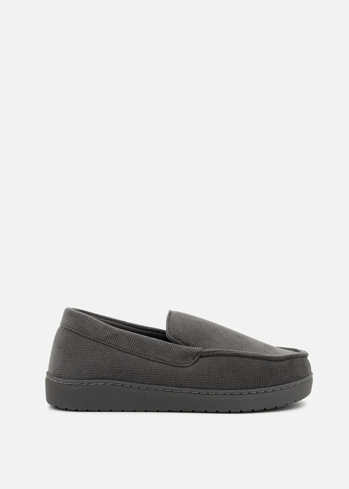 Textured Bucket Slippers - GREY