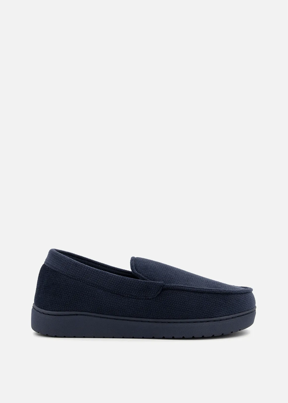 Textured Bucket Slippers - NAVY