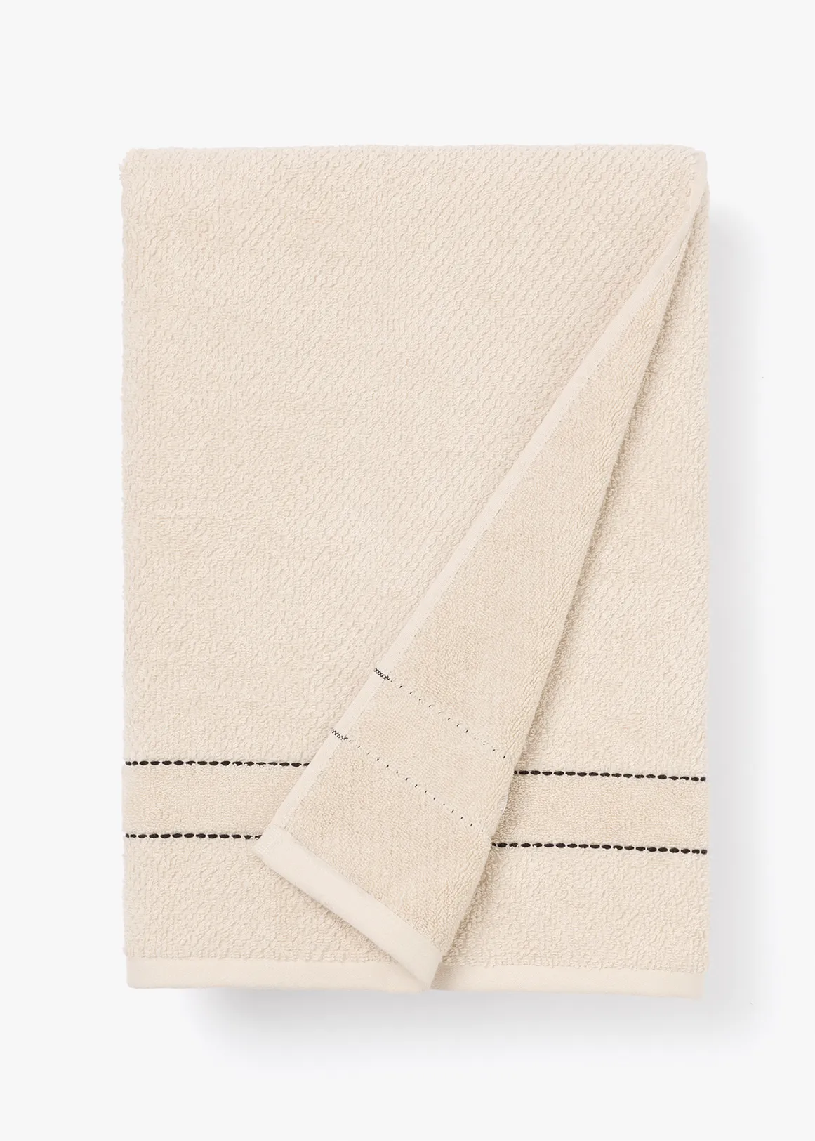 Textured Loft Cotton Bath Sheet - X BLACK