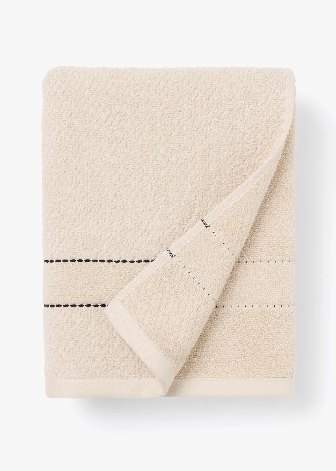 Textured Loft Cotton Hand Towel - X BLACK