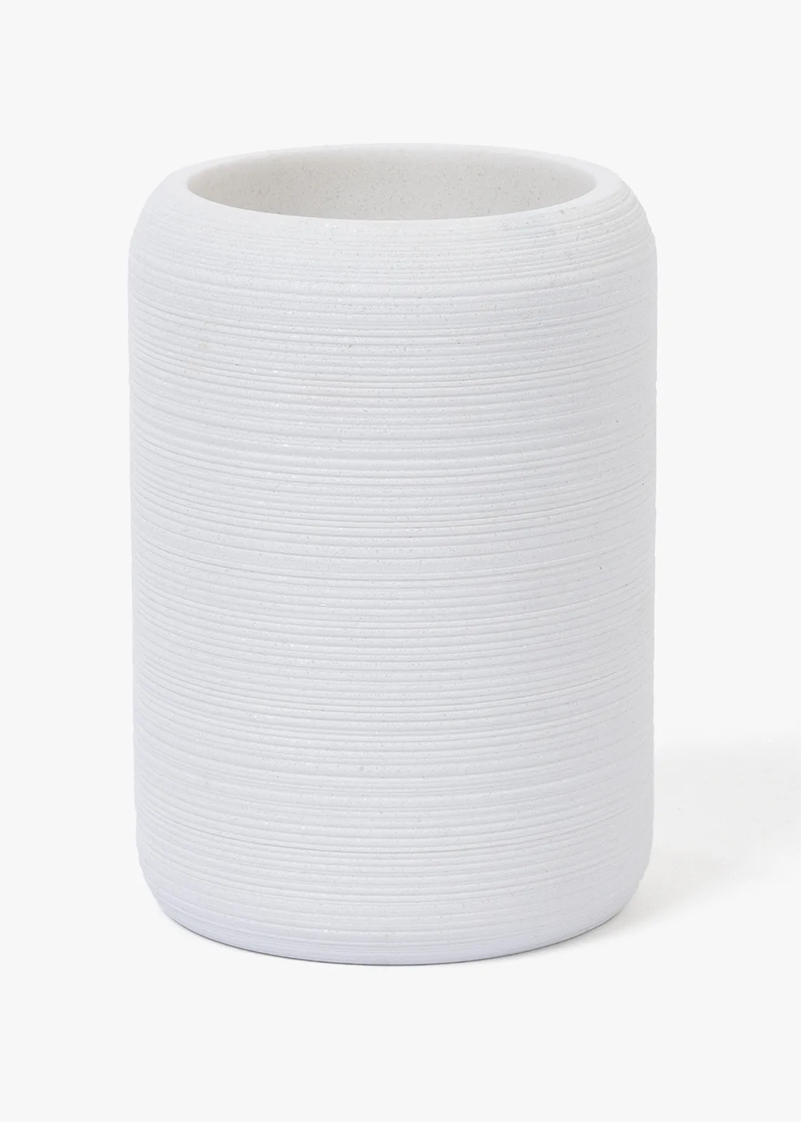 Textured Resin Tumbler - WHITE