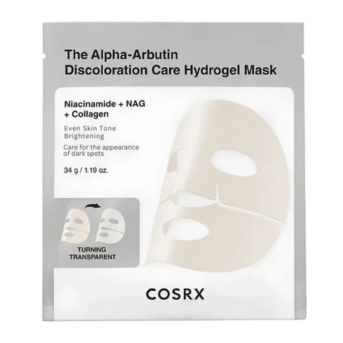 The Alpha Arbutin Discoloration Care Hydrogel Mask - No Size